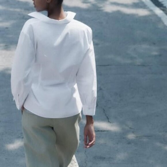 ZARA WOMEN'S SHIRT SIZE L 9479 242 250 - Picture 2 of 6